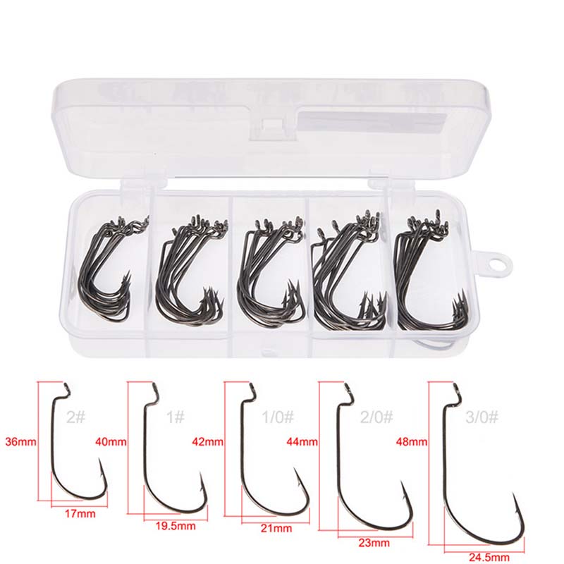 50Pcs/Kotak Kail Pancing Baja  - Furniture Hardware Jig ulasan dan harga